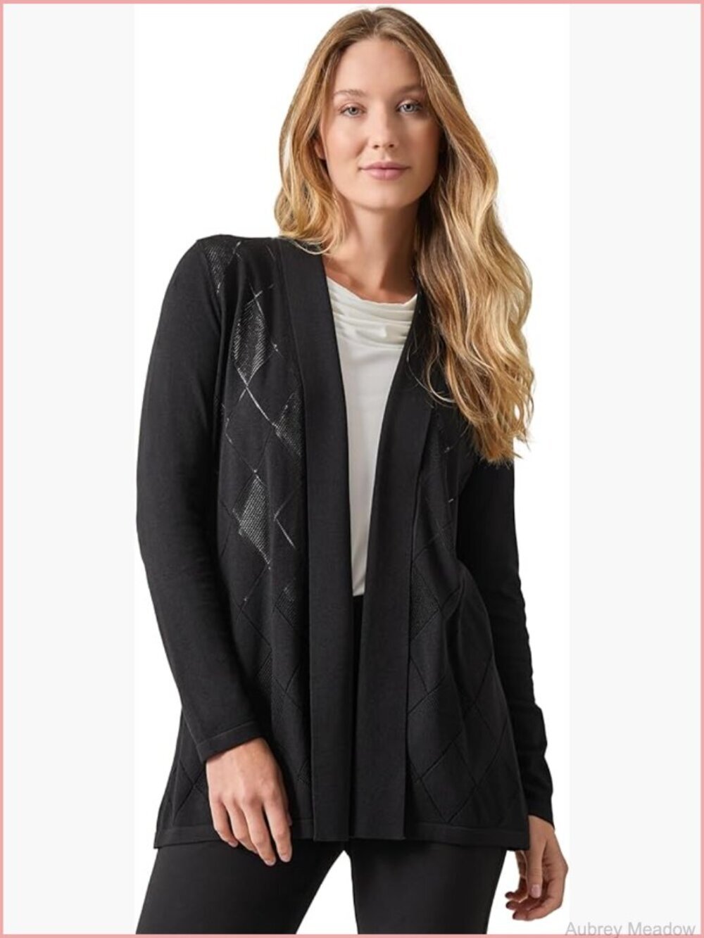 Long Sleeve Ribbed Cardigan - Loose Oversized Fit